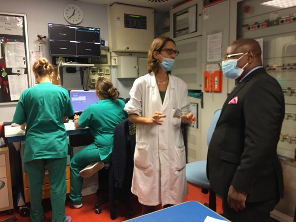 Séjour du ministre de la Santé et de la Population Dr Pierre SOMSE à Padoue en Italie.