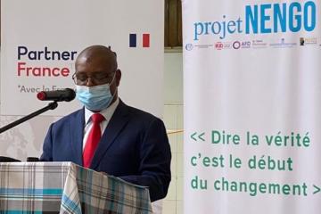 Lancement officiel du projet Nengo à Bangui en présence du Ministre de la santé de Centrafrique