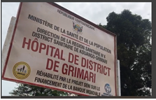  Le chef du département de la santé et de la population Dr Pierre SOMSE a officiellement ce jour les nouveaux bâtiments et ceux réhabilités du district de Kouango-Grimari