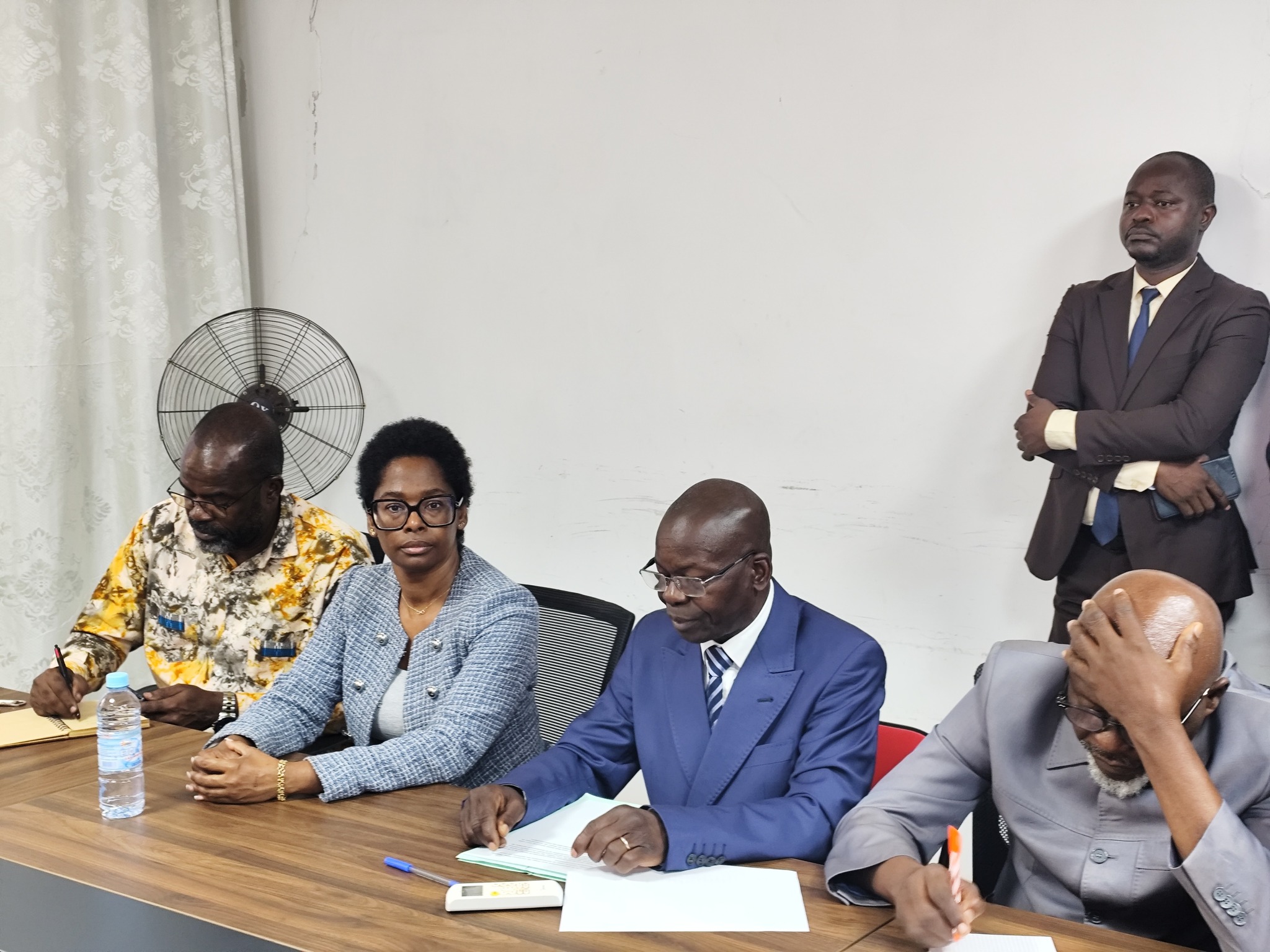 Ministre avec les partenaires